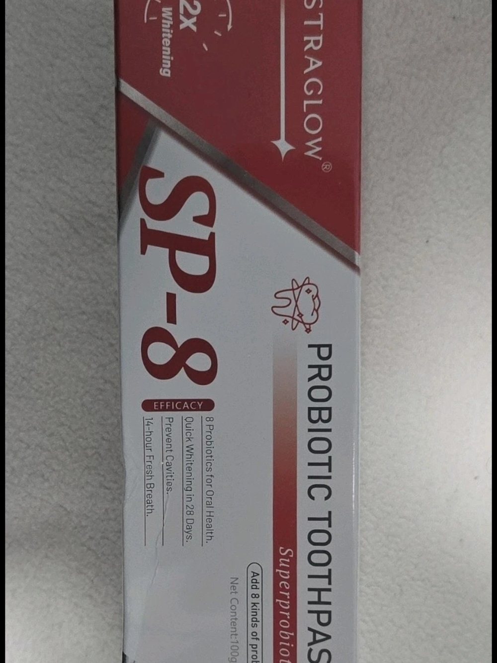 Probiotic Toothpaste in Red & White - Oral Care